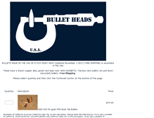 Tablet Screenshot of bulletheads.com